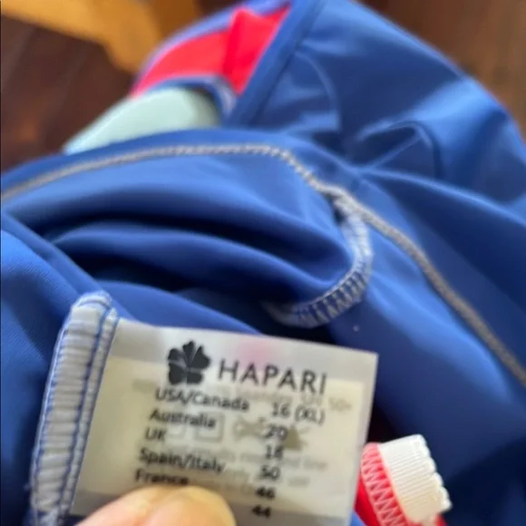 Hapari Deep Blue Swim Tankini top - Picture 4 of 5